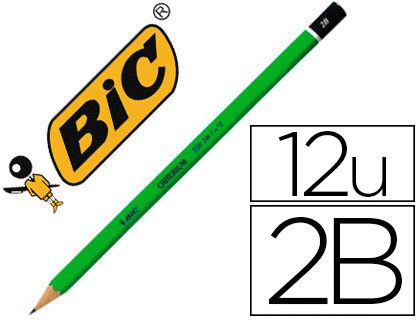 CRAYON GRAPHITE BIC CRITRIUM 550 2B BOIS HEXAGONAL TTE TREMPE BAGUE EXCELLENTE TAILLABILIT
