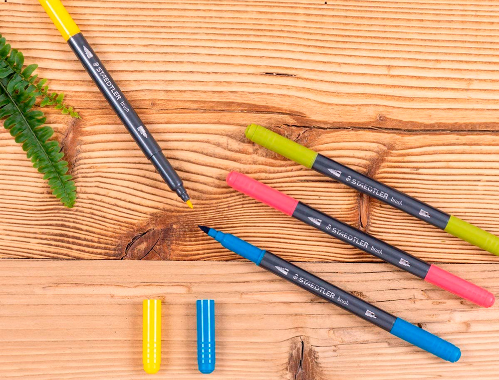 ETUI DE 36 FEUTRES DE COLORIAGE STAEDTLER 3200      DESIGN JOURNEY DOUBLE POINTE  3,0MM/0,5-0,8MM ASSORTIS