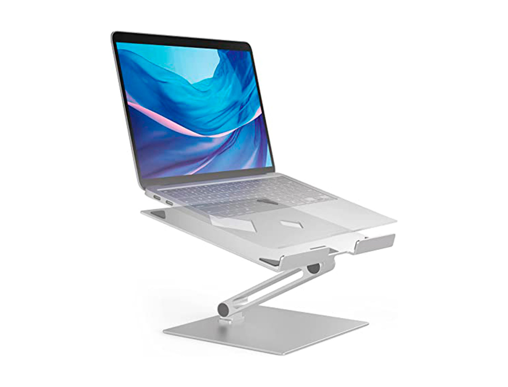 SUPPORT TABLETTE POUR ORDINATEUR PORTABLE  DURABLE  LAPTOT STAND RISE DE 10       17POUCES 290X260X65MM