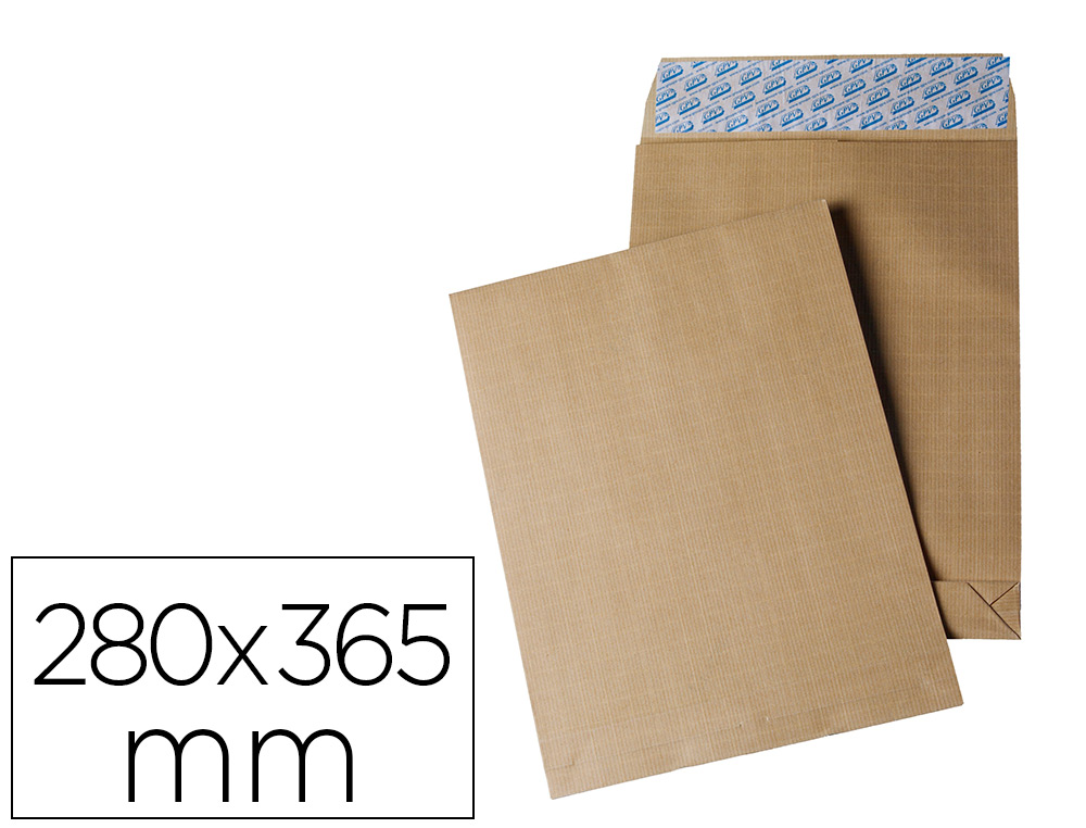 POCHETTE GPV KRAFT ARM 120G 26 280X365MM SOUFFLET 70MM PAQUET 50 UNITS